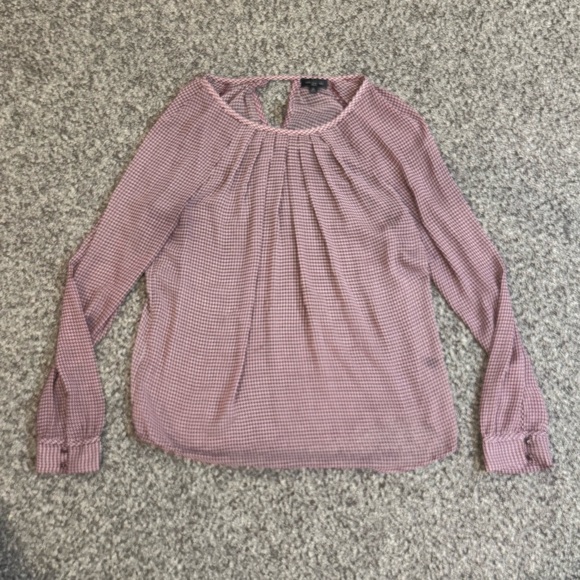 The Limited Dusty Rose Textured Blouse - Picture 2 of 9